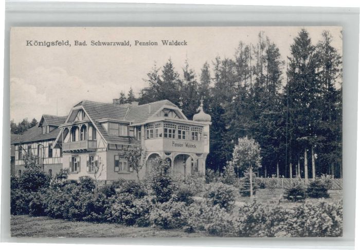 Koenigsfeld Schwarzwald Königsfeld Pension Waldeck