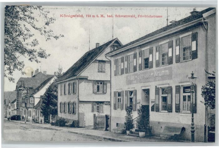 Koenigsfeld Schwarzwald Königsfeld Friedrichstrasse Hotel Pensi