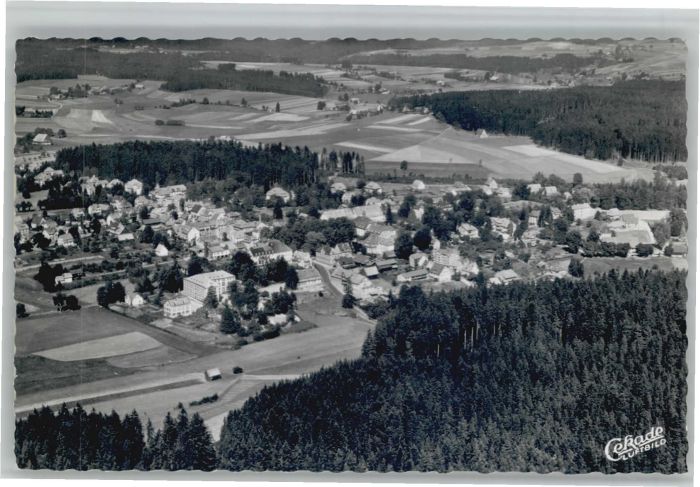 Koenigsfeld Schwarzwald Königsfeld Fliegeraufnahme
