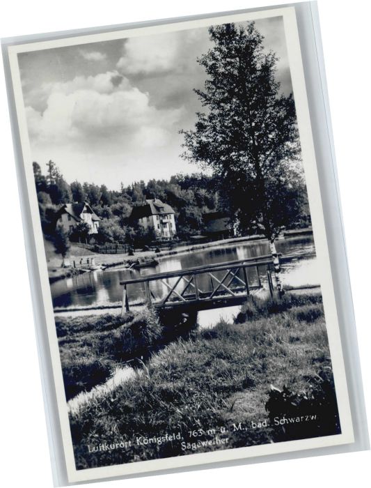 Koenigsfeld Schwarzwald Königsfeld Sägeweiher *