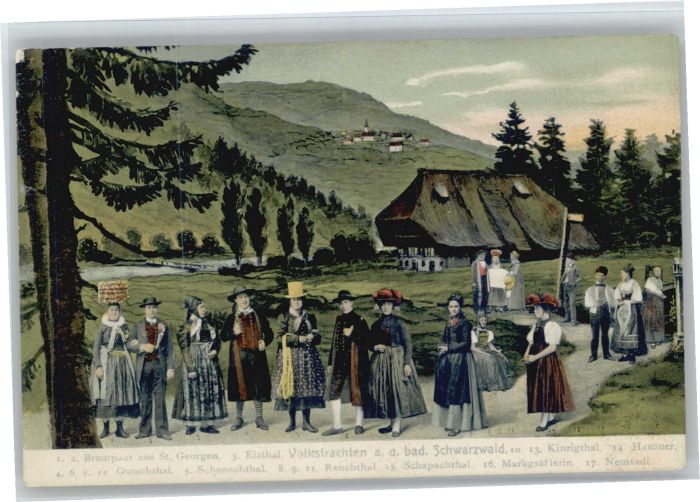 St Georgen Schwarzwald Volkstrachten