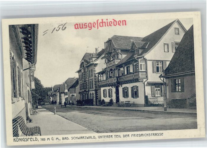 Koenigsfeld Schwarzwald Königsfeld Friedrichstrasse