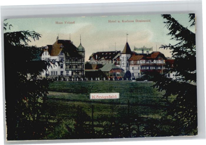 Koenigsfeld Schwarzwald Königsfeld Haus Voland Kurhaus Doniswal