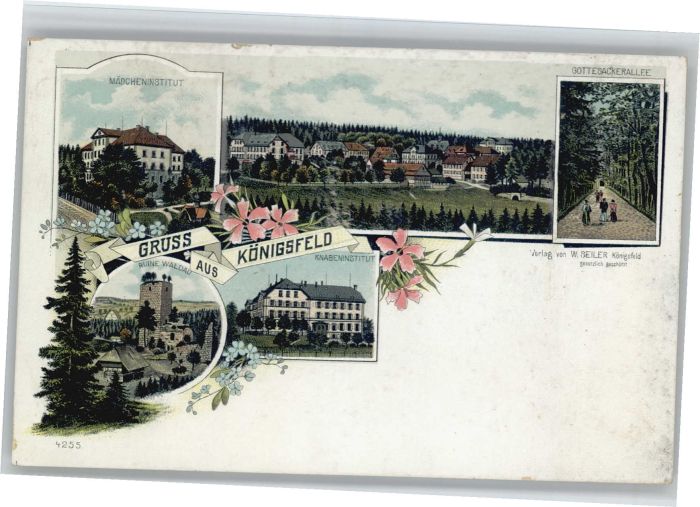 Koenigsfeld Schwarzwald Königsfeld Gottesackerallee Mädcheninst