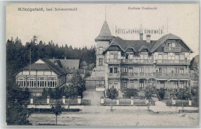 Koenigsfeld Schwarzwald Königsfeld Kurhaus Doniswald