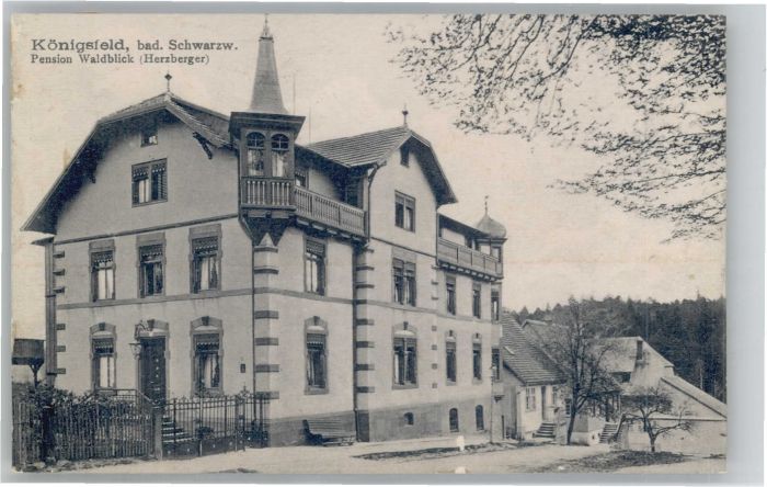 Koenigsfeld Schwarzwald Königsfeld Pension Waldblick