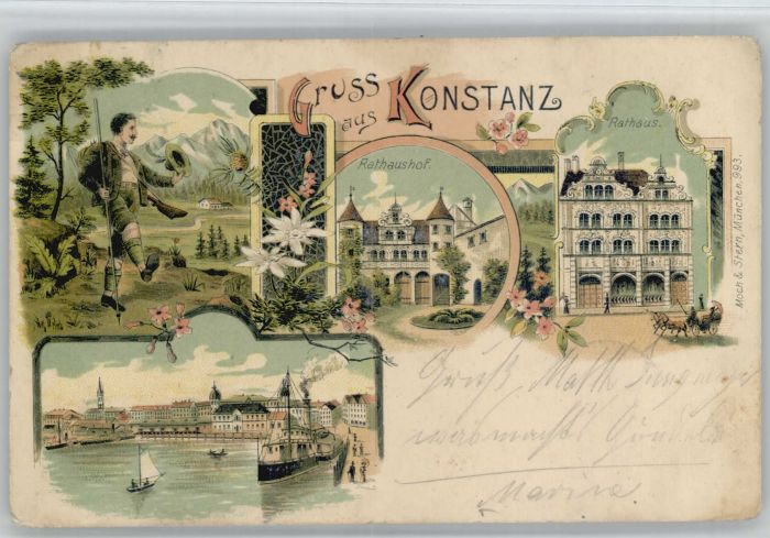 Konstanz Rathaushof Rathaus