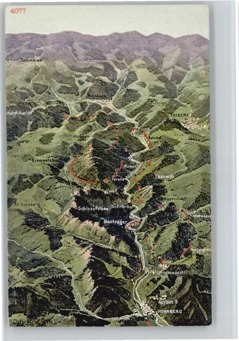 Hornberg Schwarzwald Ortenaukreis Fliegeraufnahme