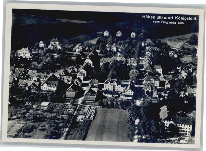 Koenigsfeld Schwarzwald Königsfeld Fliegeraufnahme