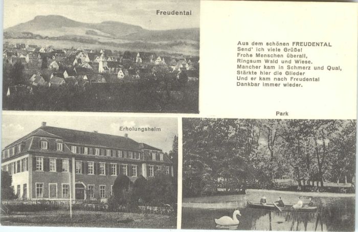 Freudental Ludwigsburg Erholungsheim Park Vers
