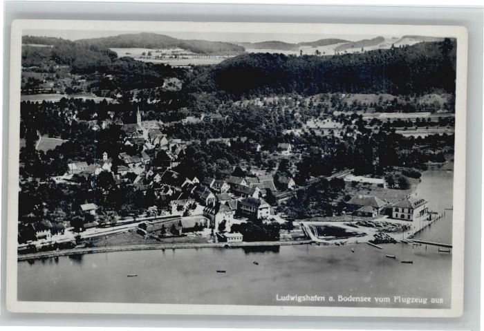 Ludwigshafen Bodensee Fliegeraufnahme