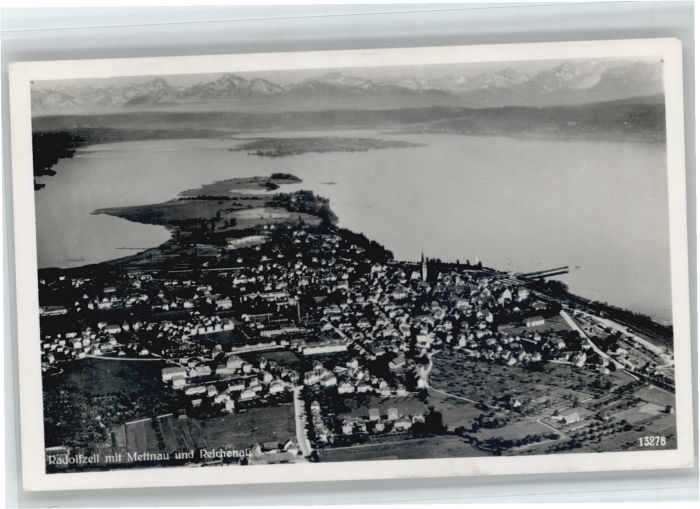 Radolfzell Fliegeraufnahme Mettnau Reichenau