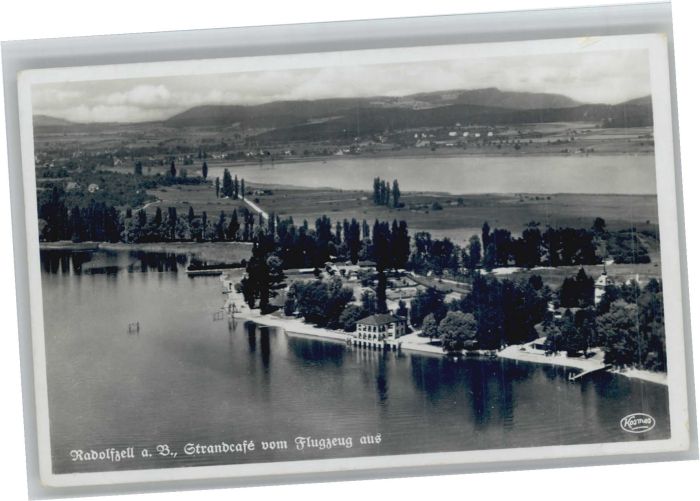 Radolfzell Fliegeraufnahme Strandcafe