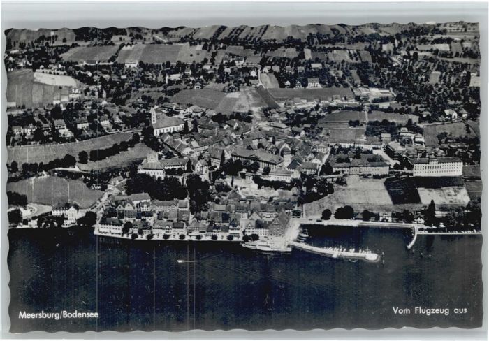 Meersburg Bodensee Meersburg Fliegeraufnahme