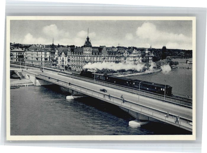 Konstanz Rheinbrücke Eisenbahn