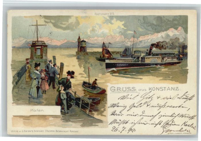 Konstanz Hafen Dampfer