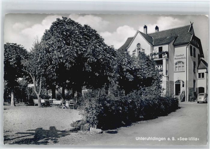 Unteruhldingen See Villa Gasthof Mainaublick