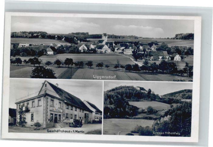 Liggersdorf Geschäftshaus F. Martin Schloss Hohenfe