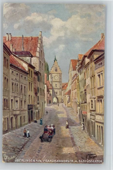 ueberlingen Bodensee arfüssertor Franziskanerstrasse Künstle