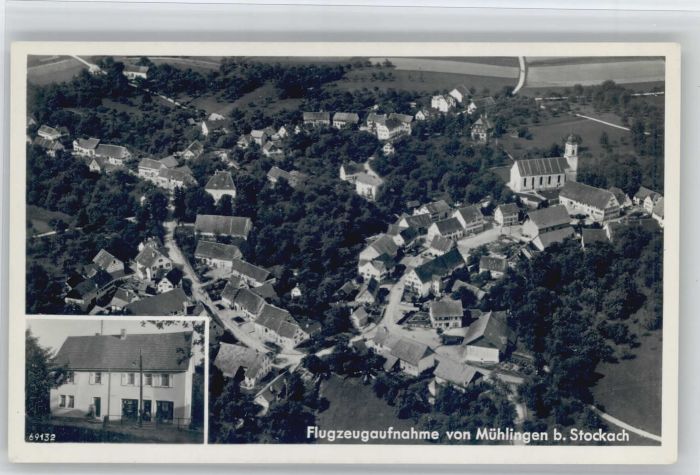 Muehlingen Baden Fliegeraufnahme