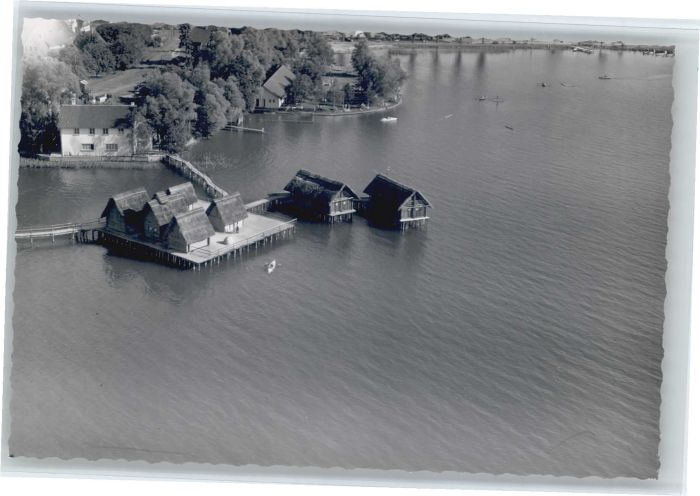 Unteruhldingen Fliegeraufnahme Pfahlbauten