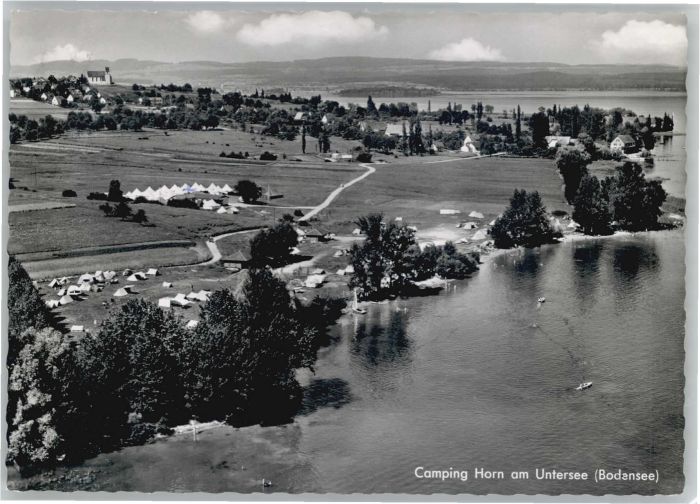 Horn Gaienhofen Fliegeraufnahme Campingplatz