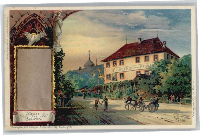 Beuron Donautal Beuron Gasthof zum Pelikan