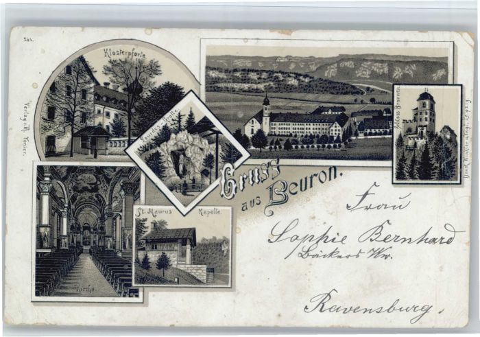 Beuron Donautal Beuron Lourdes-Grotte St. Maurus Kapell