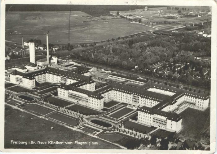 Freiburg Breisgau Neue Kliniken Fliegeraufnahme