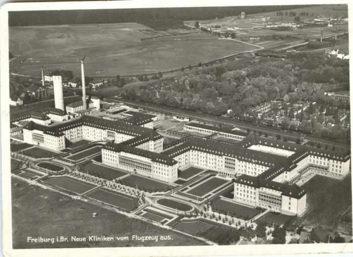 Freiburg Breisgau Neue Kliniken Fliegeraufnahme