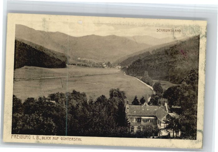 Guenterstal Freiburg Günterstal Rebhaus Schauinsland