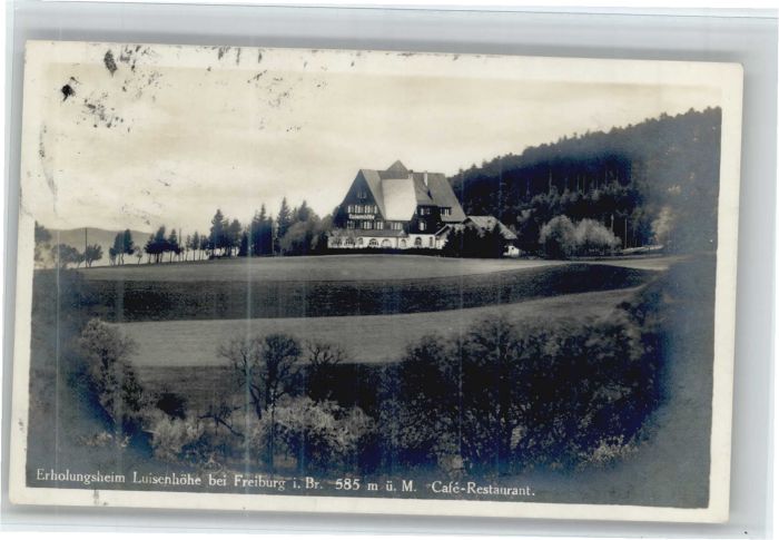 Freiburg Breisgau Erholungsheim Luisenhöhe