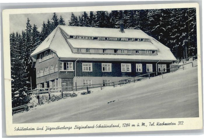 Schauinsland Jugendherberge Luginsland