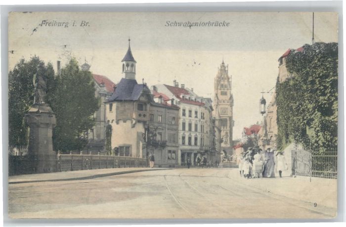 Freiburg Breisgau Schwabentorbrücke
