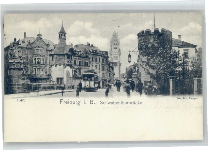Freiburg Breisgau Schwabentorbrücke