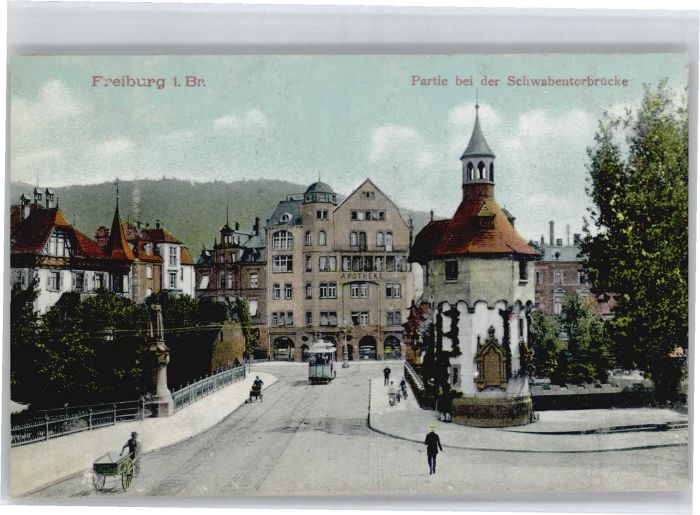 Freiburg Breisgau Schwabentorbrücke