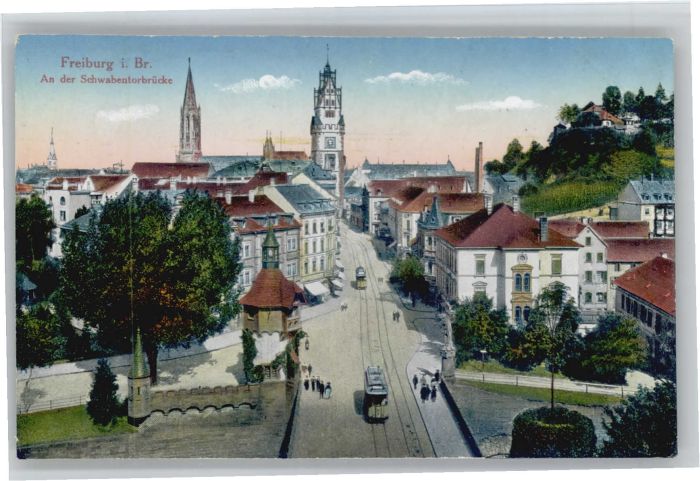 Freiburg Breisgau Schwabentorbrücke