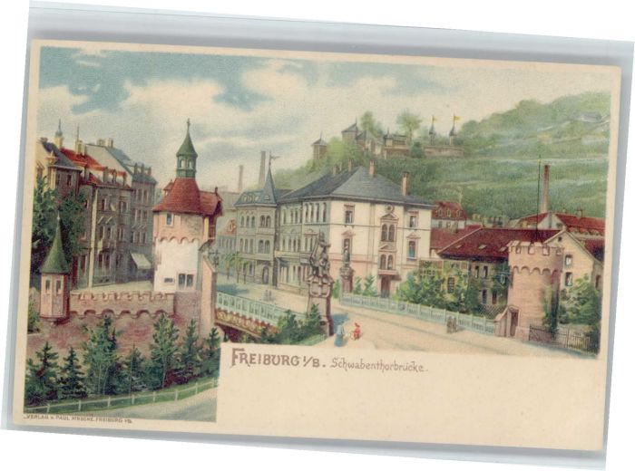 Freiburg Breisgau Schwabentorbrücke