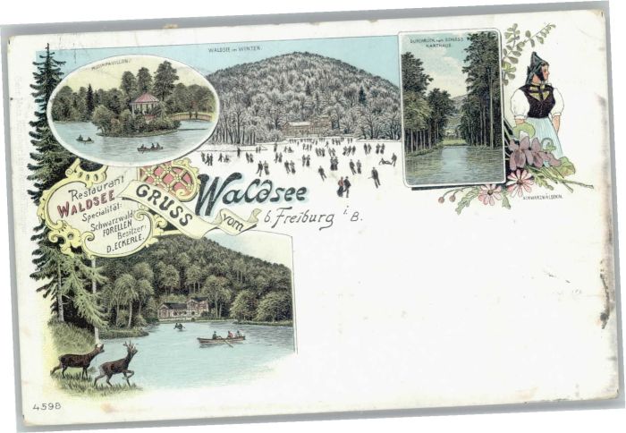 Freiburg Breisgau Restaurant Waldsee