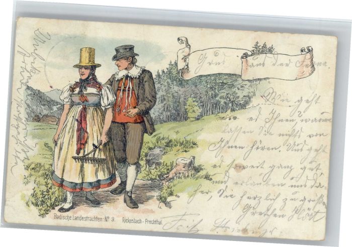 Prechtal Badische Landestrachten Rickesbach