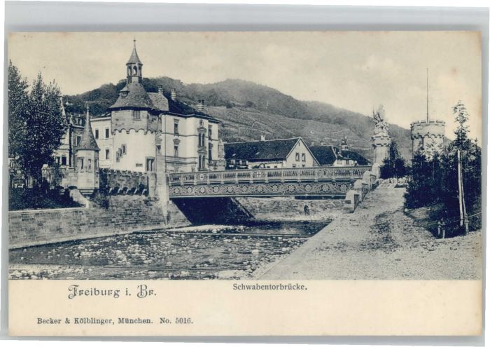 Freiburg Breisgau Schwabentorbrücke