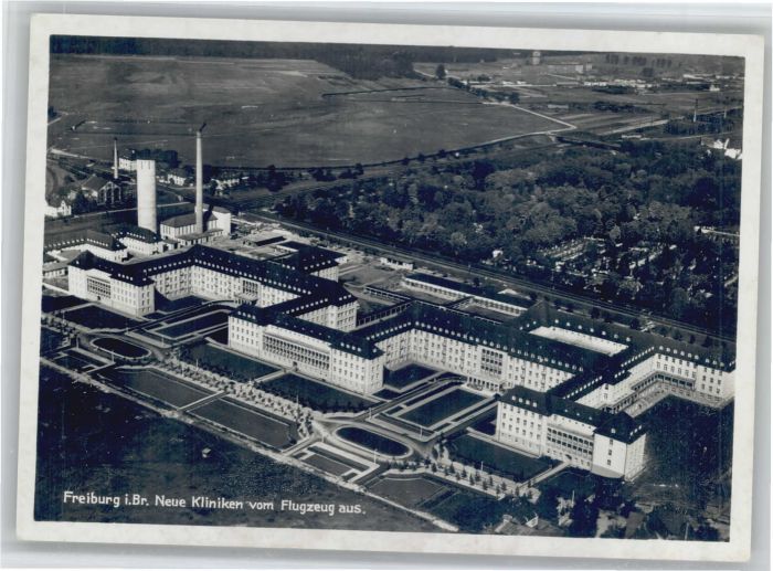 Freiburg Breisgau Kliniken Fliegeraufnahme