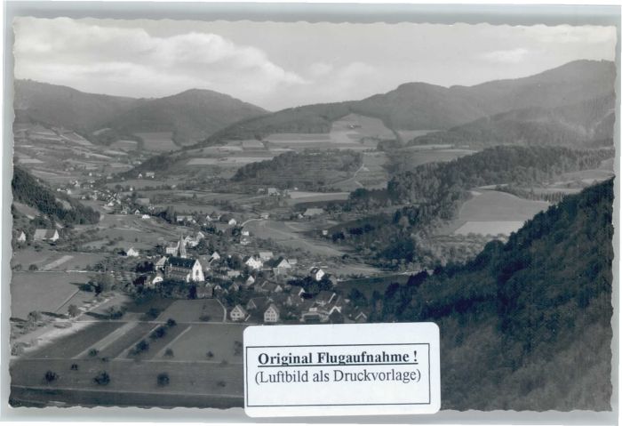 Glottertal Fliegeraufnahme