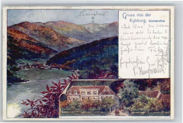 Guenterstal Freiburg Günterstal Kyburg