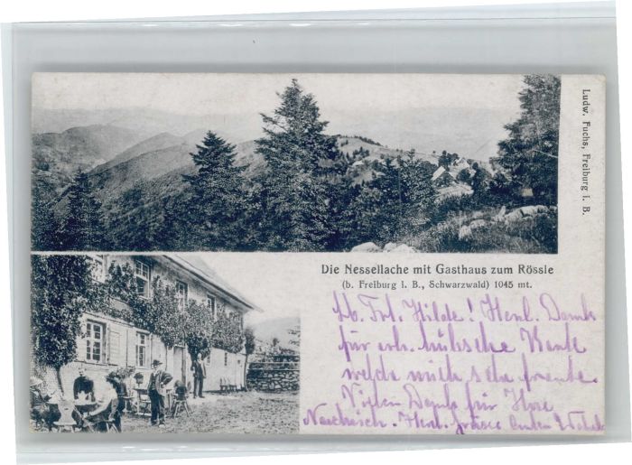 Breitnau [Stempelabschlag] Nessellache Gasthaus