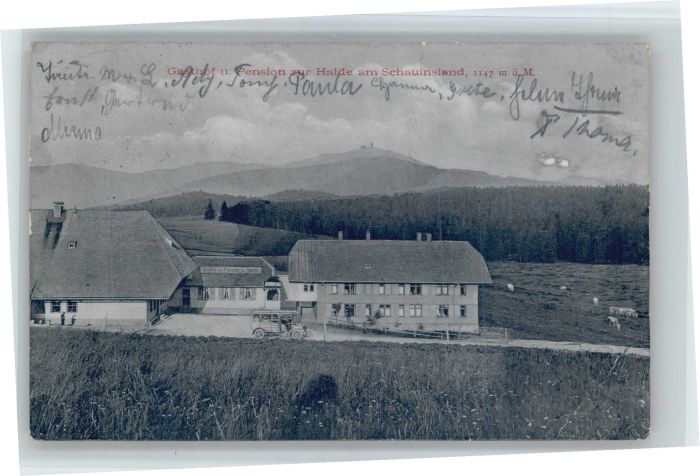 Schauinsland Gasthof zur Halde