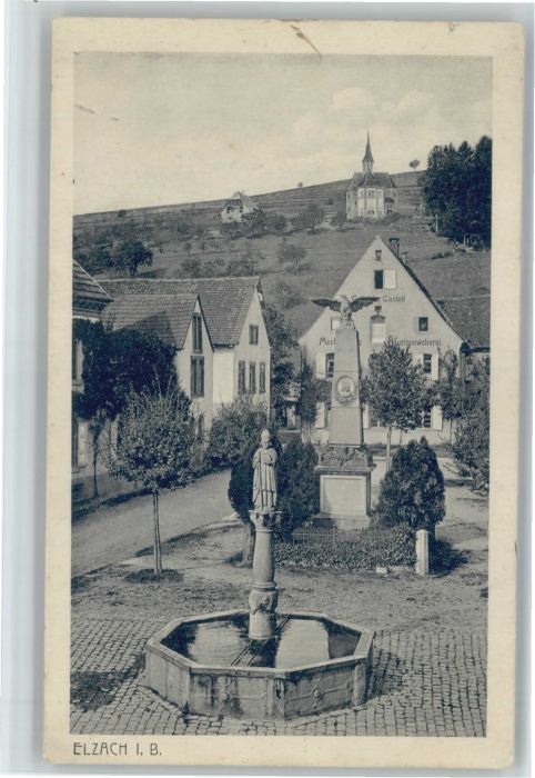 Elzach Brunnen Denkmal