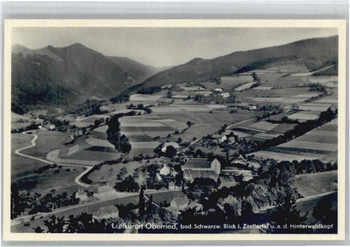 Oberried Zastler Tal Hinterwaldkopf