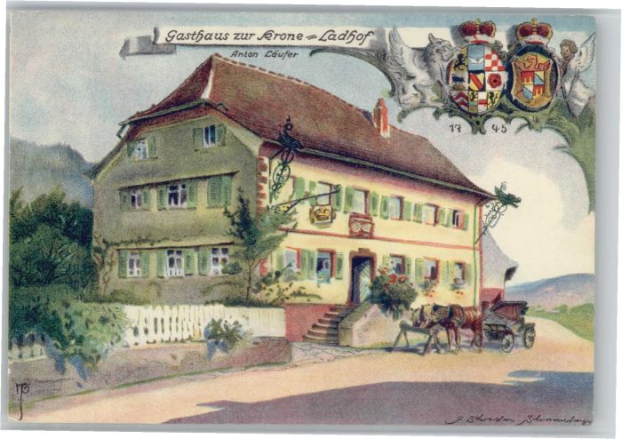 Unterprechtal Gasthaus zur Krone Ladhof