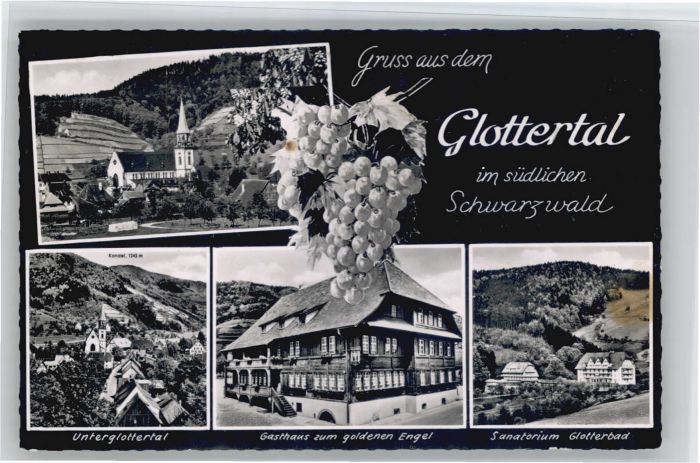 Glottertal Kandel Sanatorium Glotterbad Gasthaus z